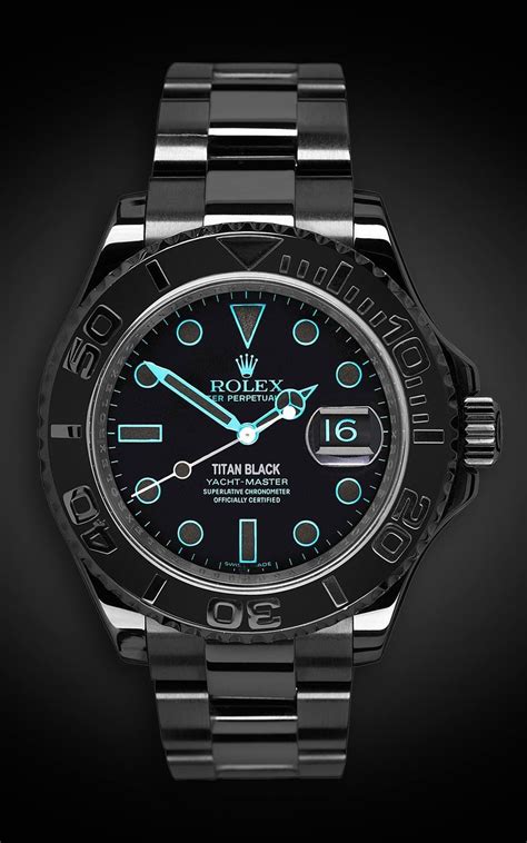 used titan black rolex|black rolex watches for men.